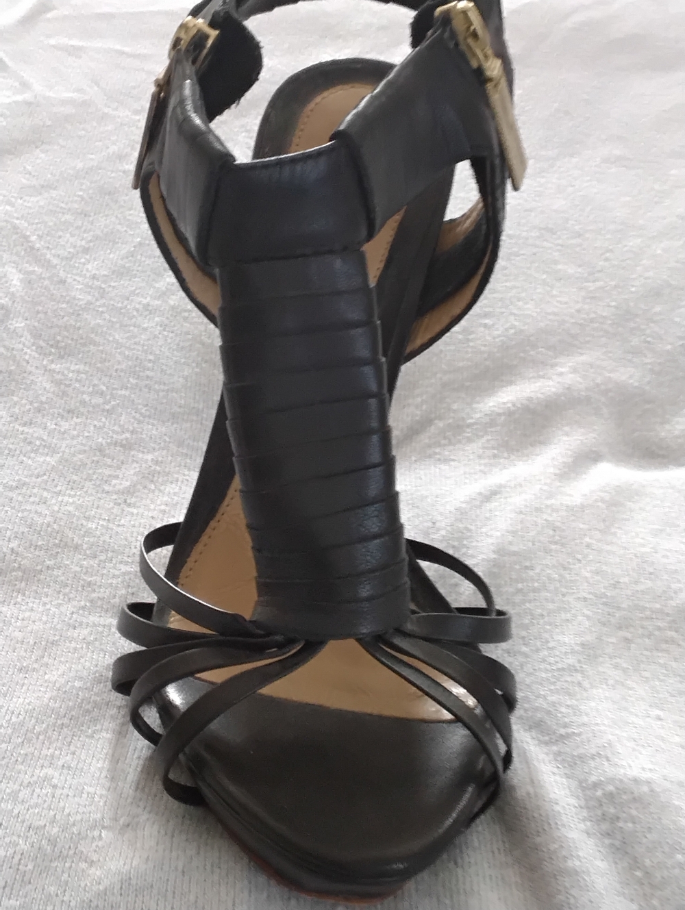 L.A.M.B By Gwen Stefani Strappy Heels Size 8 - Picture 4 of 10